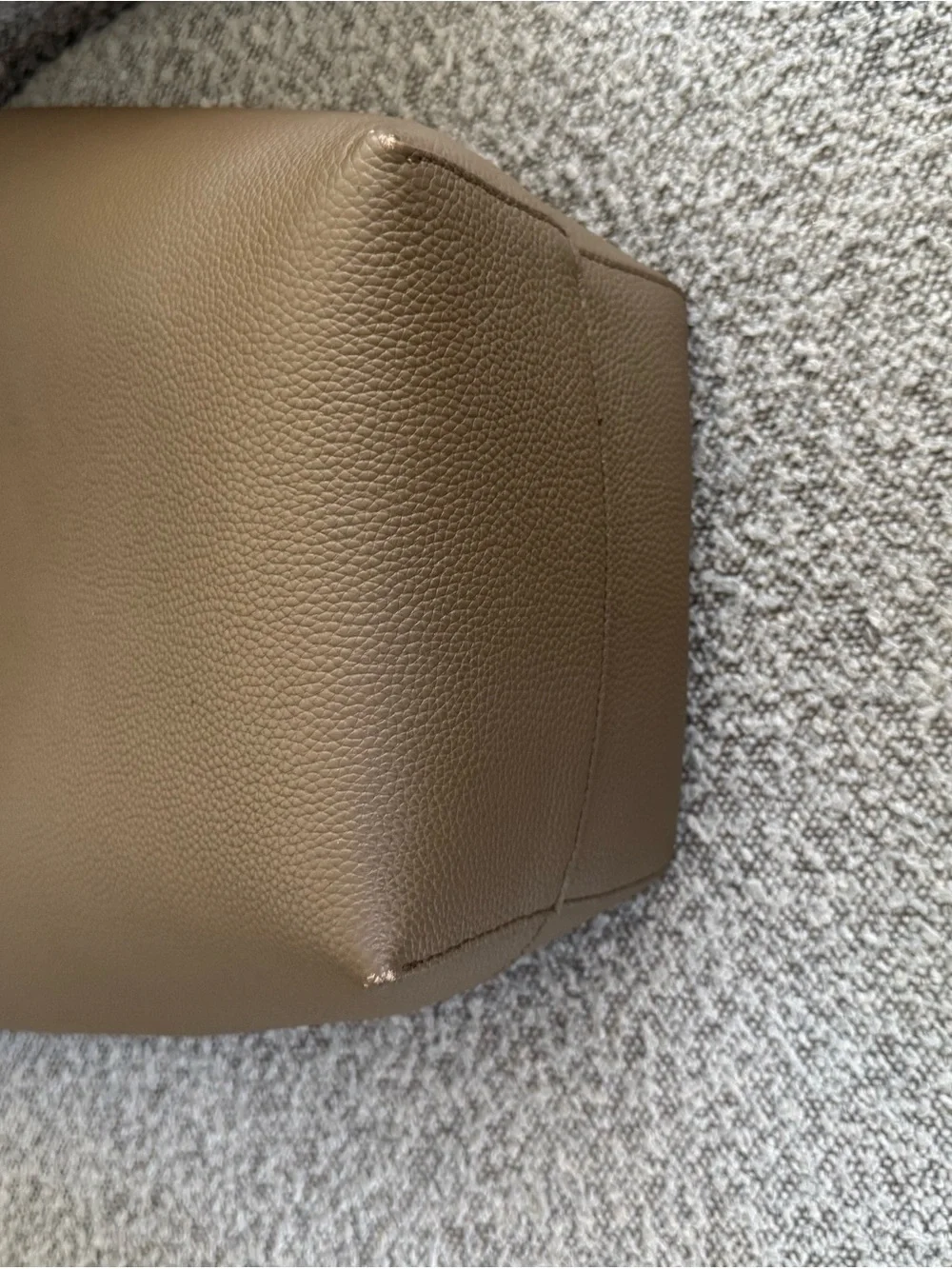 Park tote pebbled leather - gray